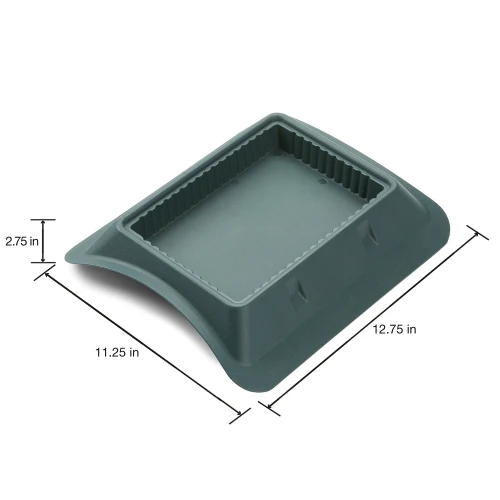 FloraCraft Plastic Floral Casket Saddle-12.75"X11.25"X2.75" - FNUS17W0