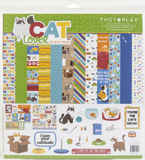 PhotoPlay Collection Pack 12"X12"-Cat Lover - CTL2511 - 709388325117