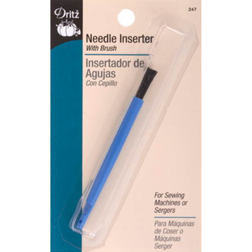 Dritz Needle Inserter W/Brush- - 247 - 072879117714