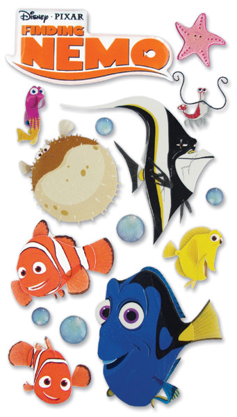 EK Disney Dimensional Stickers-Finding Nemo - DCGIJ02 - 015586660579