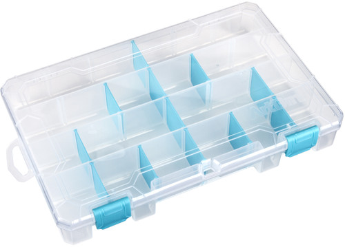 ArtBin Tarnish Inhibitor Solutions Box 6-12 Compartments-11"X7"X1.75" Translucent - 6847AG - 071617004743