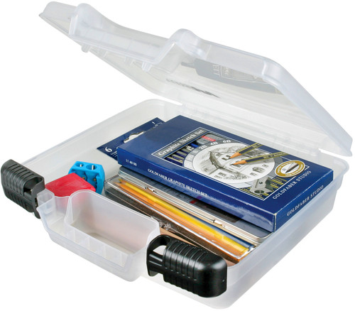 ArtBin Quick View Deep Base Carrying Case-10.25"X3.25"X9.625" Translucent - 6972AB