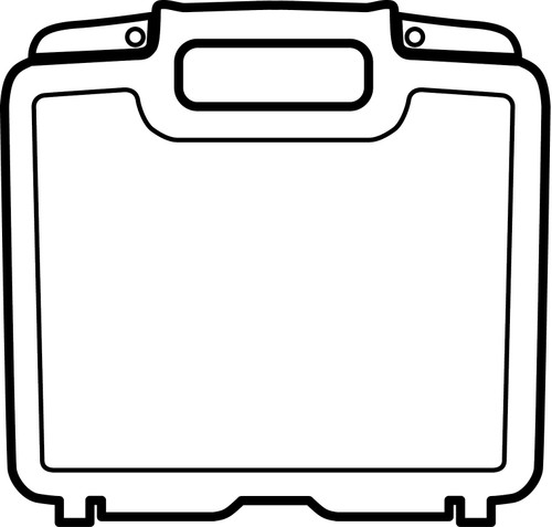 ArtBin Quick View Deep Base Carrying Case-10.25"X3.25"X9.625" Translucent - 6972AB