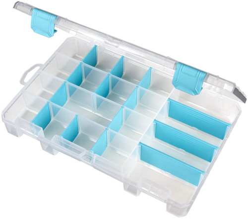 ArtBin Tarnish Inhibitor Solutions Box 4-16 Compartments-10.75"X7.375"X1.75" Translucent - 6944AG - 071617013318