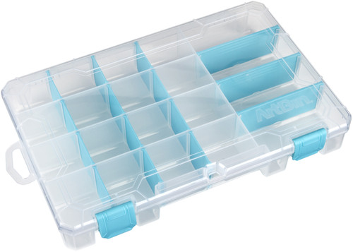 ArtBin Tarnish Inhibitor Solutions Box 4-16 Compartments-10.75"X7.375"X1.75" Translucent - 6944AG