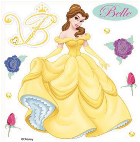 Disney Dimensional Stickers-Belle - E5120020