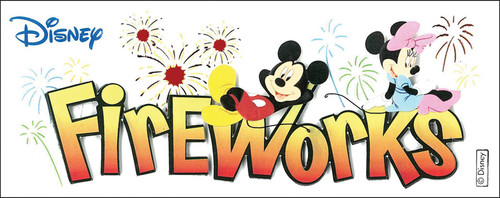 EK Disney Title Dimensional Stickers-Mickey - Fireworks - E5160010