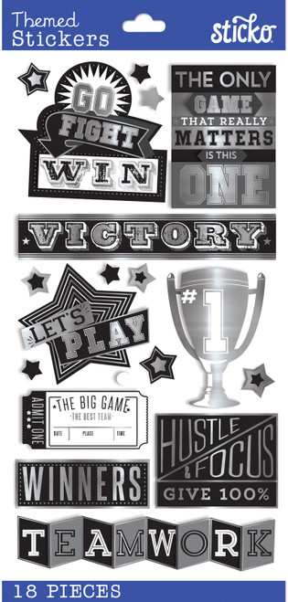 Sticko Stickers-Sport Words - 5238435 - 015586972528