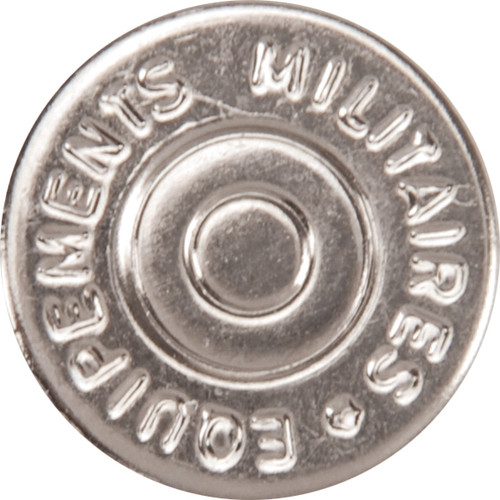 Dritz No-Sew Dungaree Buttons 5/8" 4/Pkg-Nickel - 965
