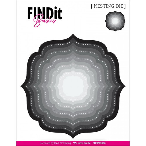 Find It Trading Basics Nesting Dies -Ornate Frame - 5A003PN3-1HJTK - 8718715157927