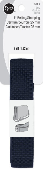 Dritz 1" Polypro Belting Strapping-Navy - 5A0035QF-1H72J - 1072879298994