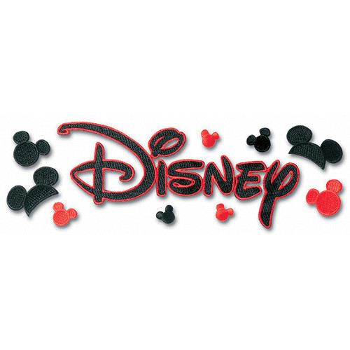EK Disney Title Dimensional Stickers-Embroidered Disney W/Mickey - DEMM004 - 015586619645