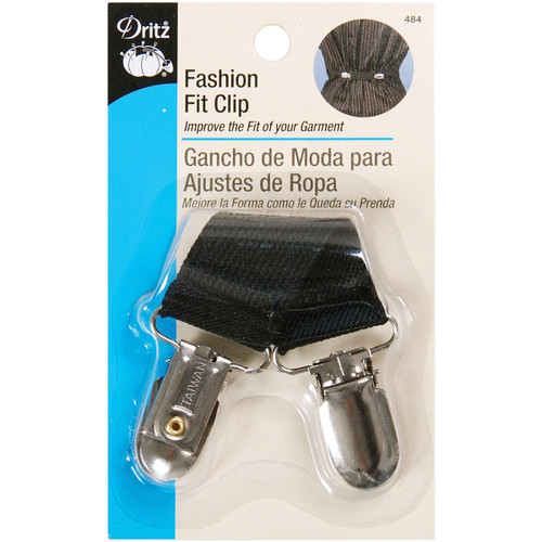Dritz Fashion Fit Clip-Black - 484D - 072879261998