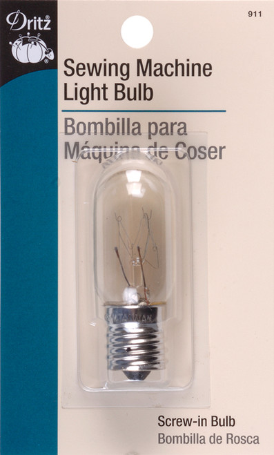 Dritz Sewing Machine Screw-In Light Bulb-Screw-In Base - 911 - 072879111415