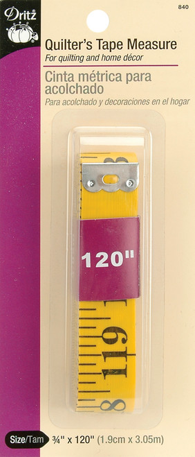 Dritz Quilter's Tape Measure 3/4"X120"- - 840 - 072879301809