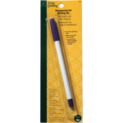 Dritz Quilting Disappearing Ink Marking Pen-Purple - 3083 - 072879030839