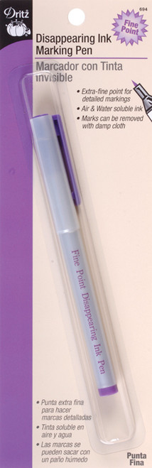 Dritz Disappearing Ink Marking Pen-Purple - 694 - 072879118759