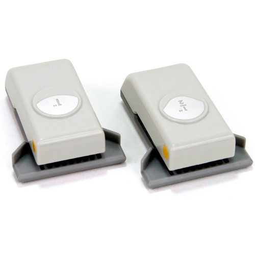 EK Mini Corner Rounder Punches 2/Pkg-Round, .5" & 1" - E5470026
