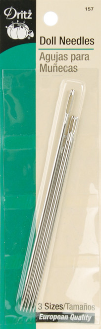 Dritz Doll Needles 5/Pkg-Size 2.5" To 3.75" - 157 - 072879101812