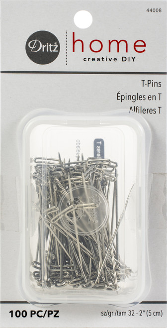 Dritz Home T-Pins 100/Pkg-Size 2 - 44008 - 072879440089