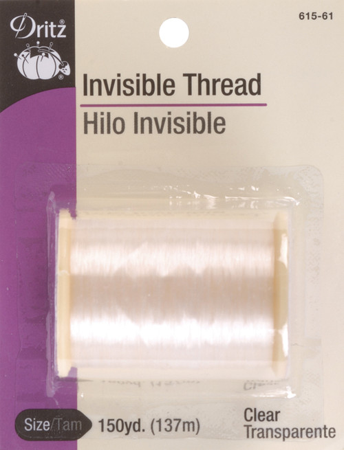 Dritz Invisible Thread 150yd-Clear - 615-61 - 072879110470