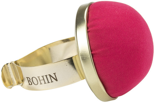 Bohin Pin Cushion With Gilt Bracelet-Fuchsia - PCGB-98808 - 3073640988080