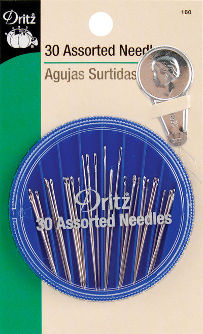 Dritz Assorted Hand Needles 30/Pkg- - 160 - 072879102345