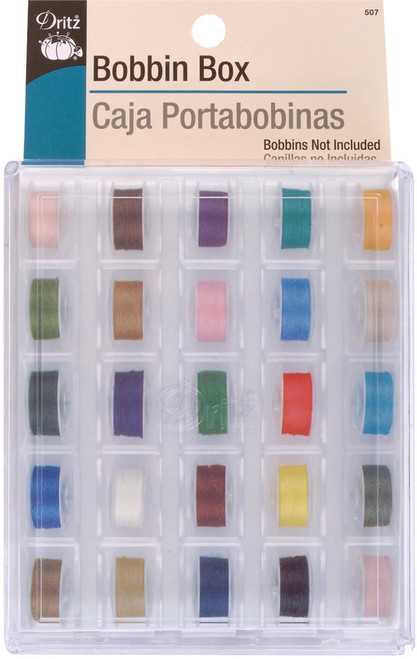Dritz Bobbin Box-4"X6"X1.25" - 507 - 072879110272