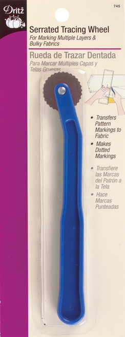 Dritz Tracing Wheel 6"-Serrated - 745 - 072879111040