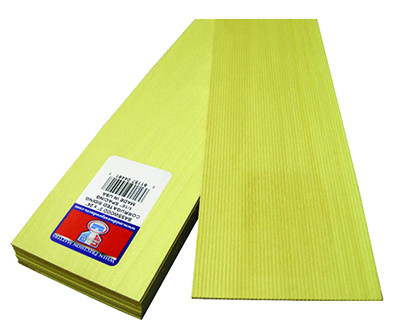 5 Pack - Midwest Products Basswood Sheet 24"-1/4"X3" - B4306 - 091157043064