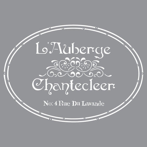 DecoArt Americana Decor Stencil 12"X12"-The French Inn - ADS-07