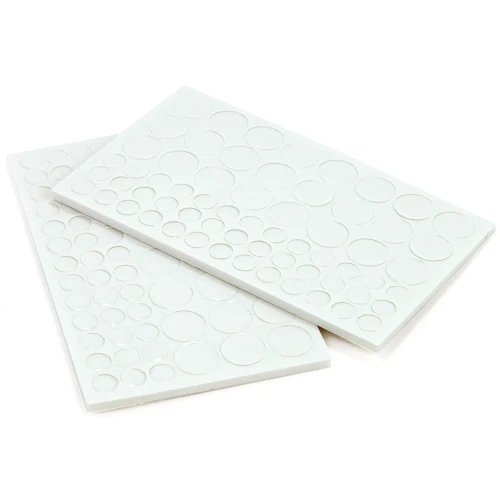 EK Tools 3D Dots Foam Dot Adhesive 126/Pkg-White Circles .125" Thick - E5501046