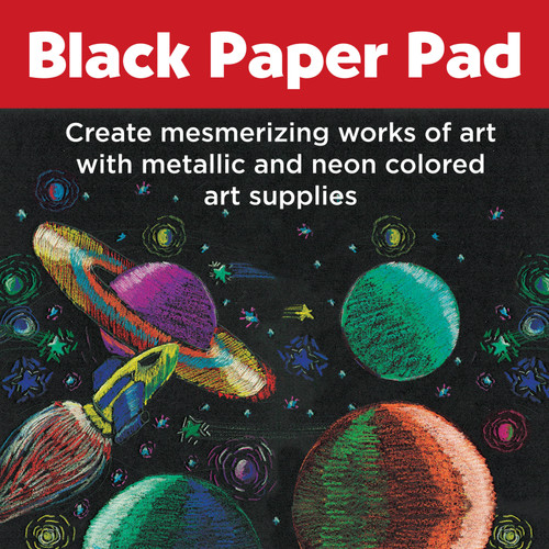 Black Paper Sketch Pad 9"X12"-40 sheets - 14563 Black Paper Sketch Pad 9"X12"-40 sheets - 14563