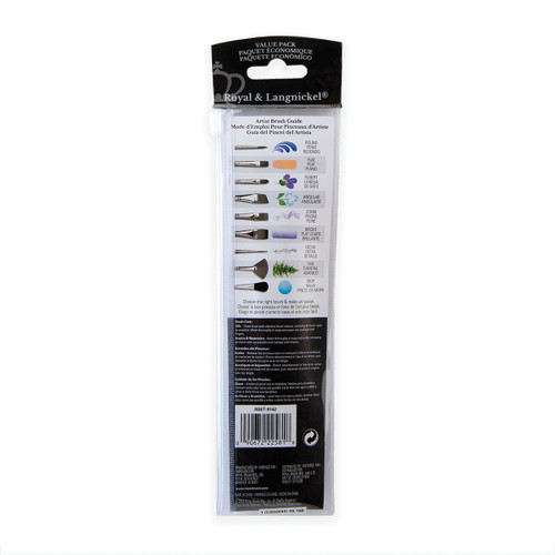 3 Pack - Brush Set Value Pack White Taklon-4/Pkg - B9142
