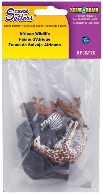 Scene Setters(R) Figurines-African Wildlife 5/Pkg - SP4446 - 724771044468
