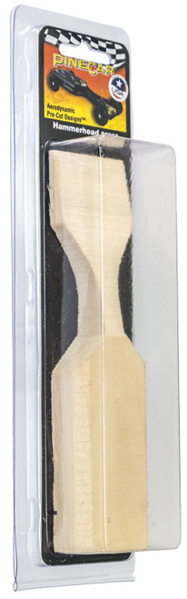Pine Car Derby Aerodynamic Pre-Cut Designs(TM)-Hammerhead - P3967 - 724771039679