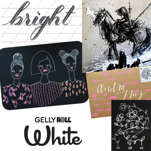 Gelly Roll Classic Bold Point Pens Cup 36/Pkg-White - 57451 Gelly Roll Classic Bold Point Pens Cup 36/Pkg-White - 57451