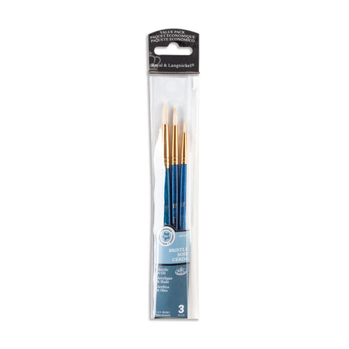 Value Pack Brush Sets-Bristle Round 3/Pkg - RSET-9107 - 090672225689