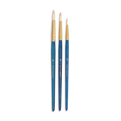 Value Pack Brush Sets-Bristle Round 3/Pkg - RSET-9107