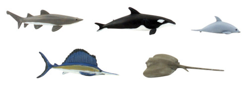 2 Pack - Scene Setters(R) Figurines-Marine Life 5/Pkg - SP4447