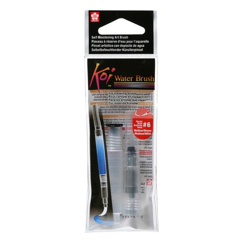 2 Pack - Koi Water Brush 4ml Tank-Round Size 6 - 3855X-1 - 084511385511