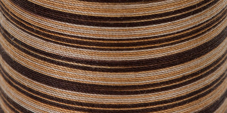 3 Pack - Coats Cotton Machine Quilting Thread Multicolor 225yd-Chocolate Swirl - S972-0828