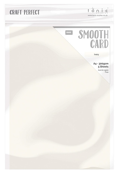 3 Pack - Craft Perfect Smooth Cardstock A4 5/Pkg-Ivory - 9568E - 818569025682
