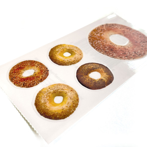 12 Pack - Paper House Decorative Stickers-Bagels - ST2357E
