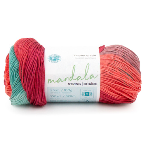 3 Pack - Lion Brand Mandala String Yarn-Disco - 557L-1GGZT - 023032125077