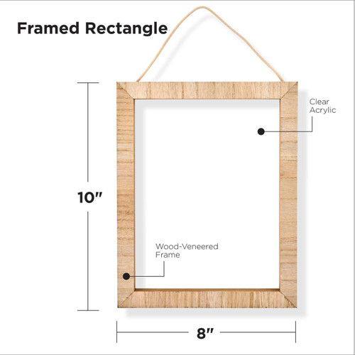 3 Pack - Plaid Fragment Effects Framed Surfaces-Rectangle 8"X10" - 5A002B47-1GDKD