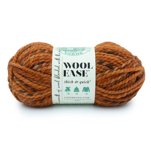 3 Pack - Lion Brand Wool-Ease Thick & Quick Yarn-Fall Leaves - 640-564 - 023032110394