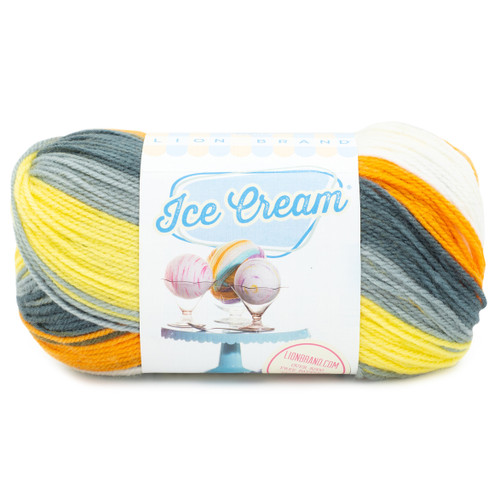3 Pack - Lion Brand Ice Cream Yarn-Tiger Tail - 923-257 - 023032120478