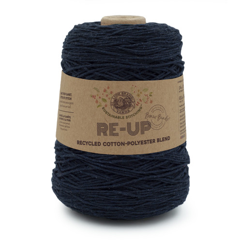 3 Pack - Lion Brand Re-Up Bonus Bundle Yarn-Midnight - 128-110 - 023032112961