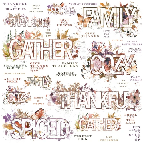 2 Pack - ARToptions Plum Grove Rub-Ons 12"X12" 1/Sheet-Sentiments - APG38534